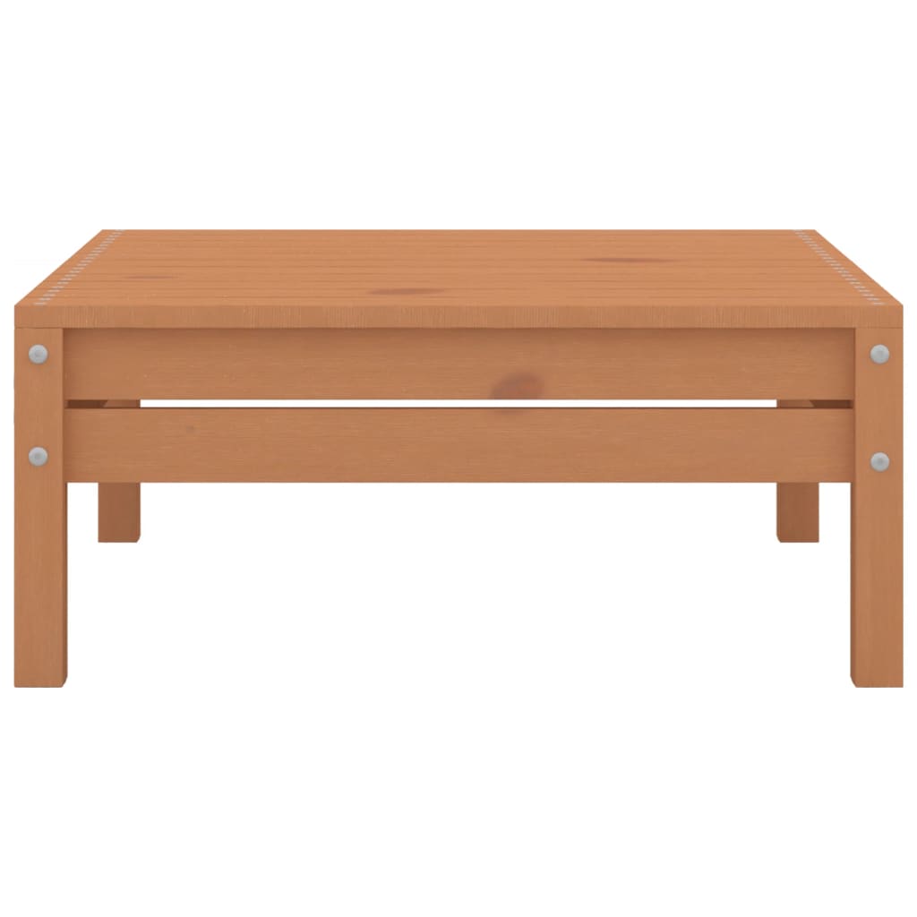 4-tlg. Garten-Lounge-Set Honigbraun Massivholz Kiefer